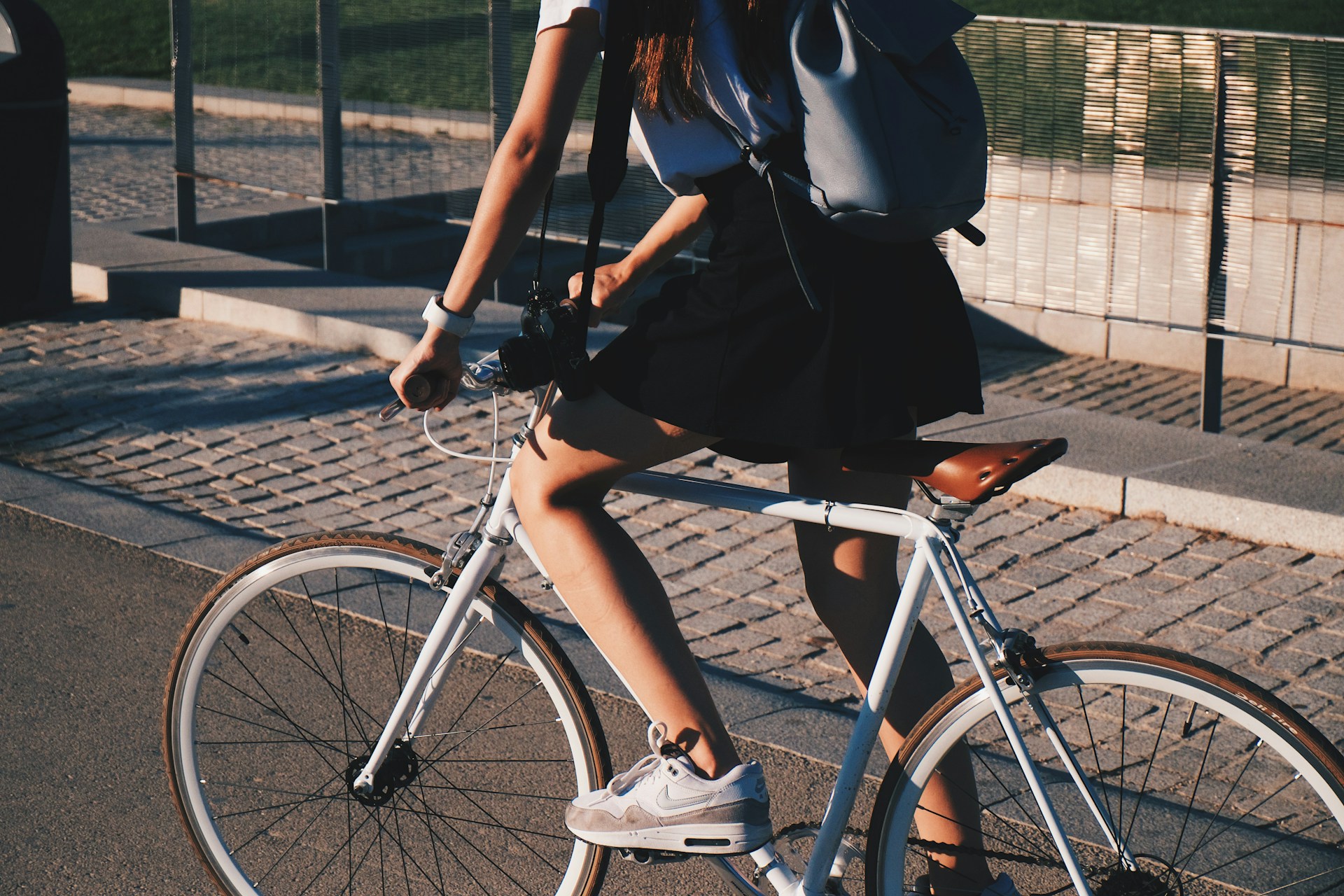 biking