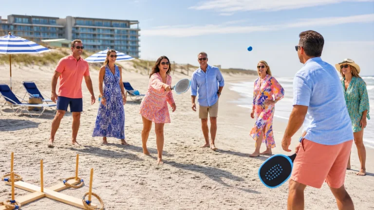 Family beach games and activities in Wildwood Crest